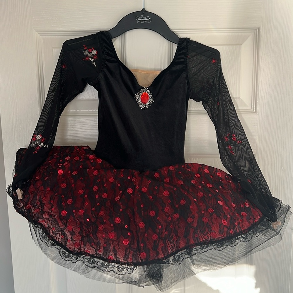 Revolution holiday dance costume, Nutcracker, “Spanish”